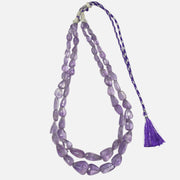 Amethyst Necklace: Peace and Calm - Multishaped 2 Layer